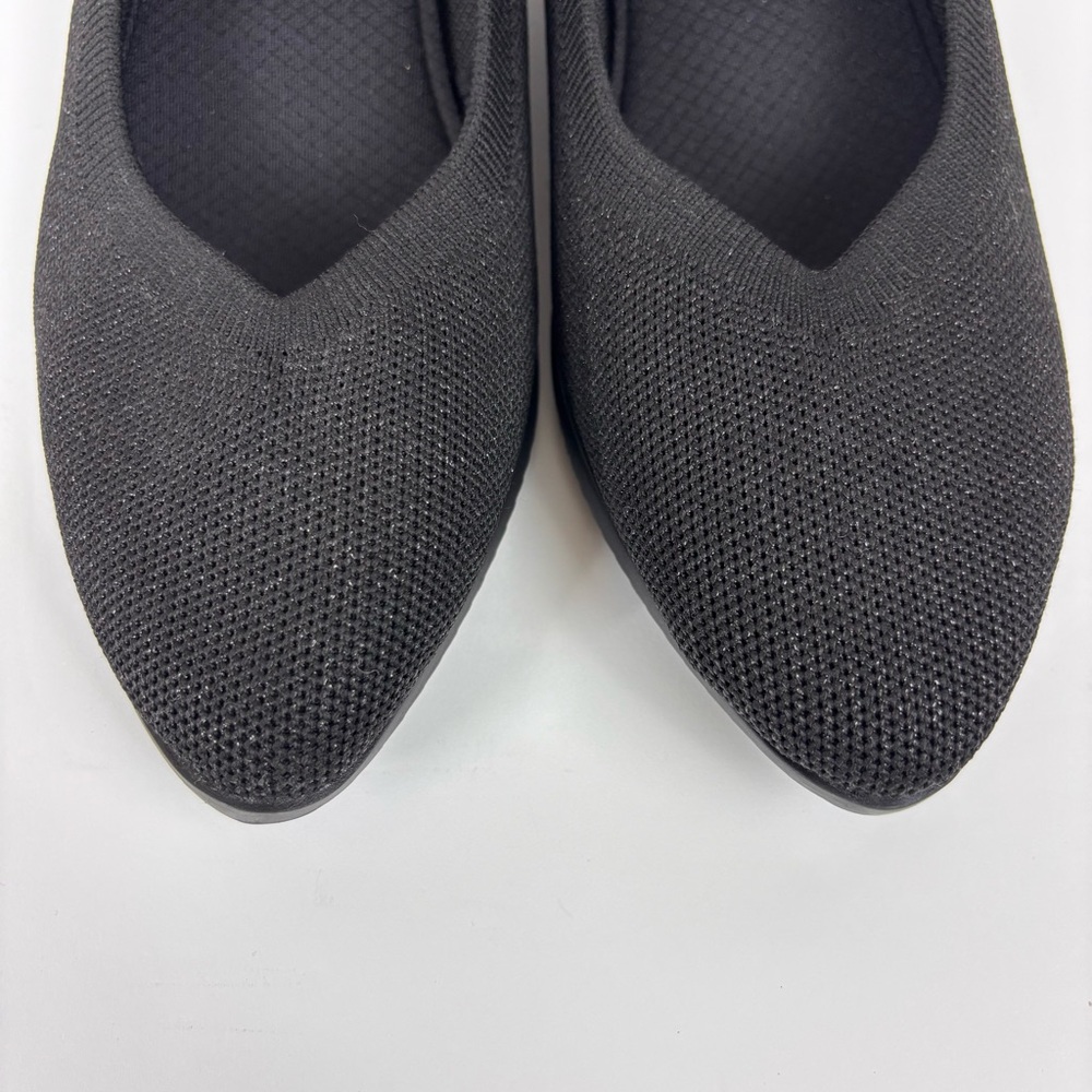 Skechers Cleo Slip On Casual Ballet Flats Memory Foam Comfort Shoes Black Sz 6.5 - Picture 6 of 15